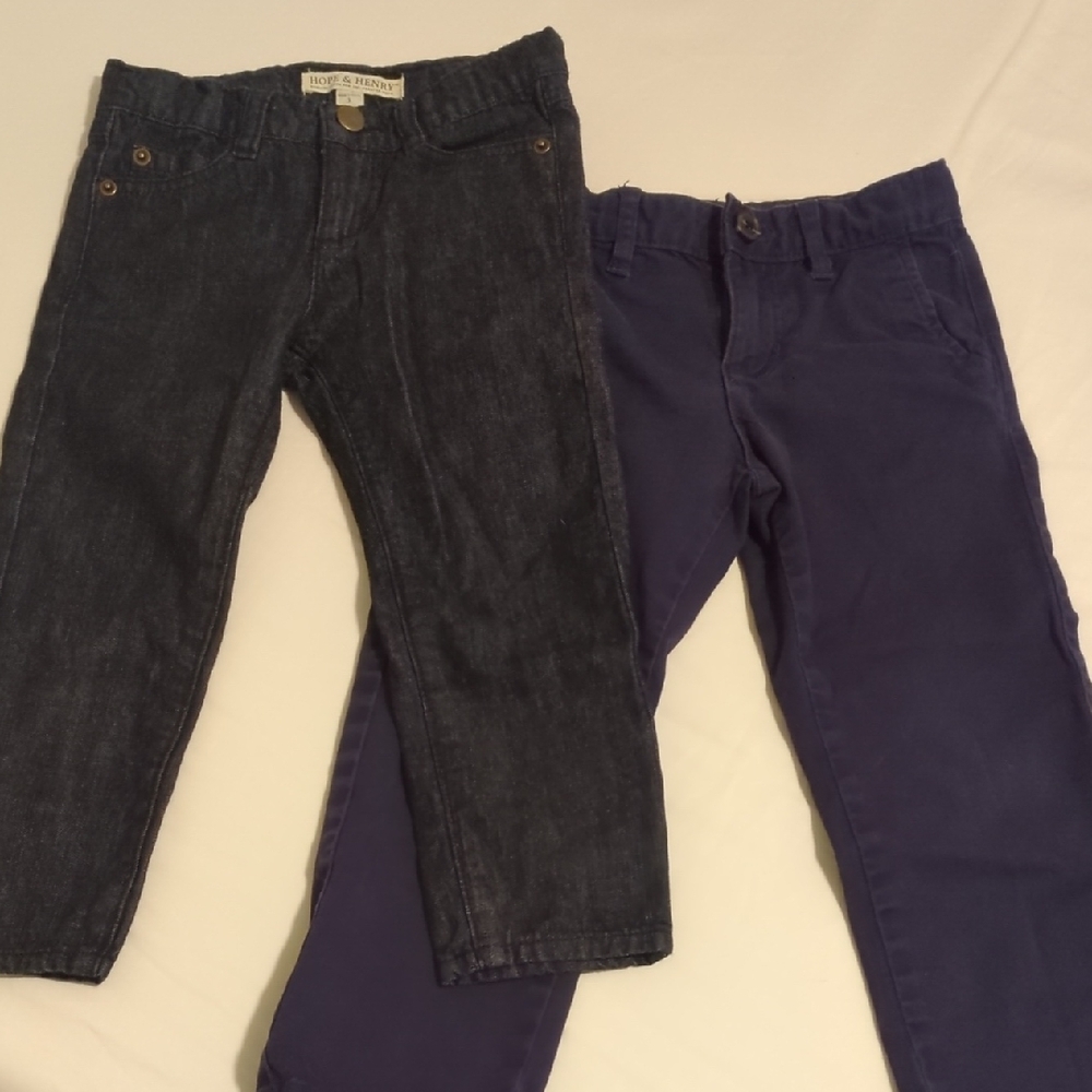 Set of Hope and Henry boys pants. Size 3